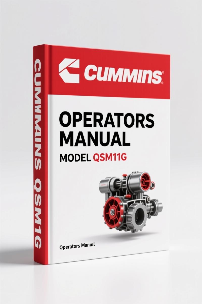 Cummins QSM11, QSM11G 2000 Operators Manual – Factory Specs