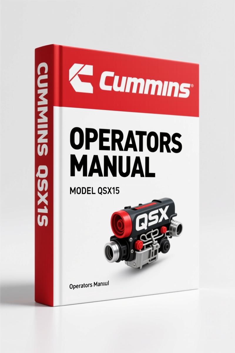 Cummins QSX15 2004 Operators Manual – Factory Operation & Maintenance Specs | AutoFix Global
