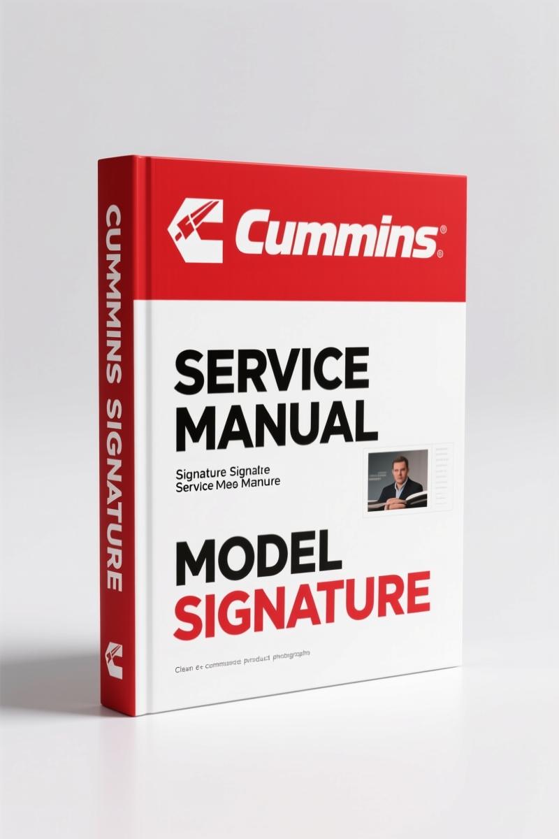 Cummins QSX15, ISX, Signature Service Manual – 986 Pages