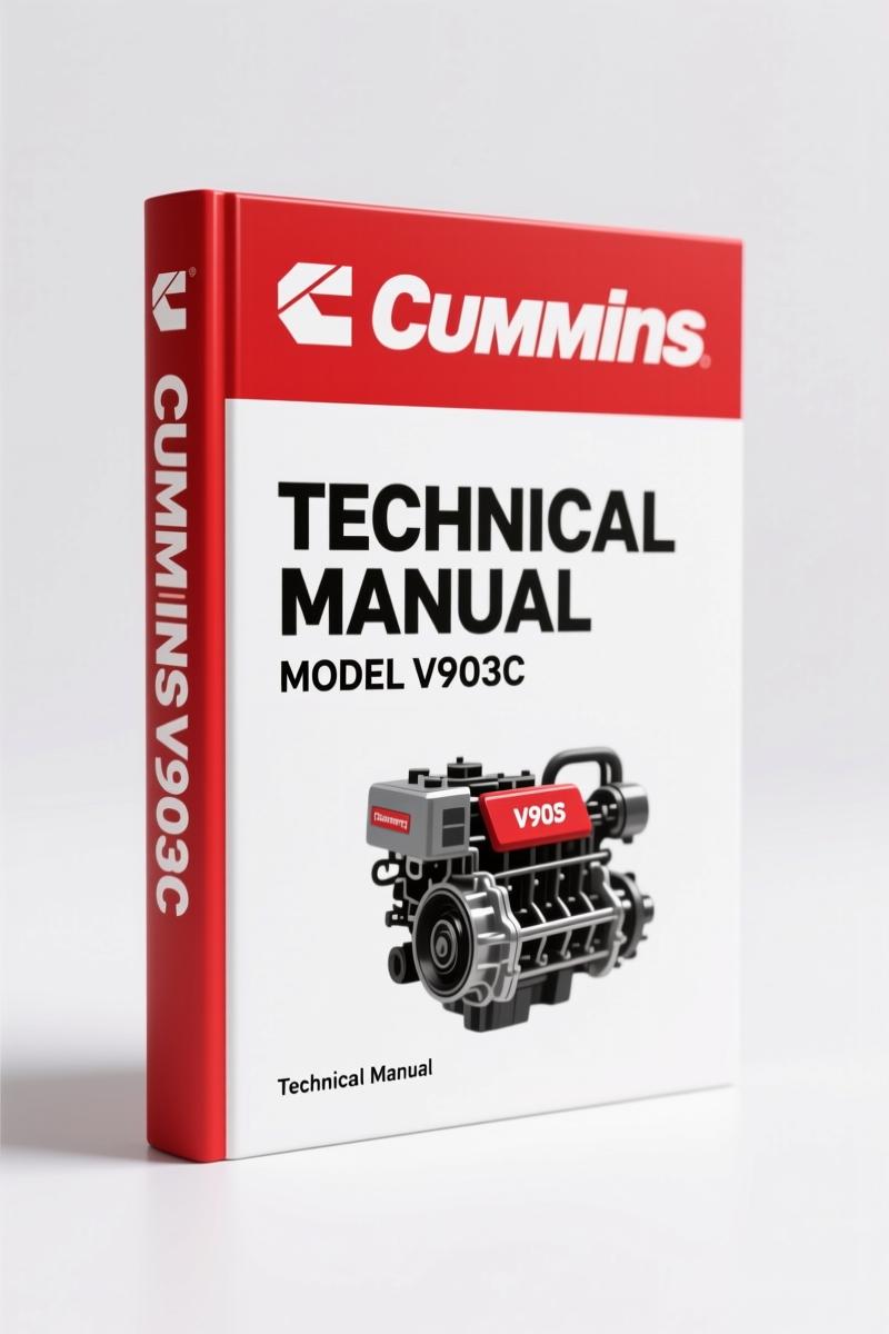 Cummins V903C 1991 Technical Manual – 440-Page OEM Engine Specs