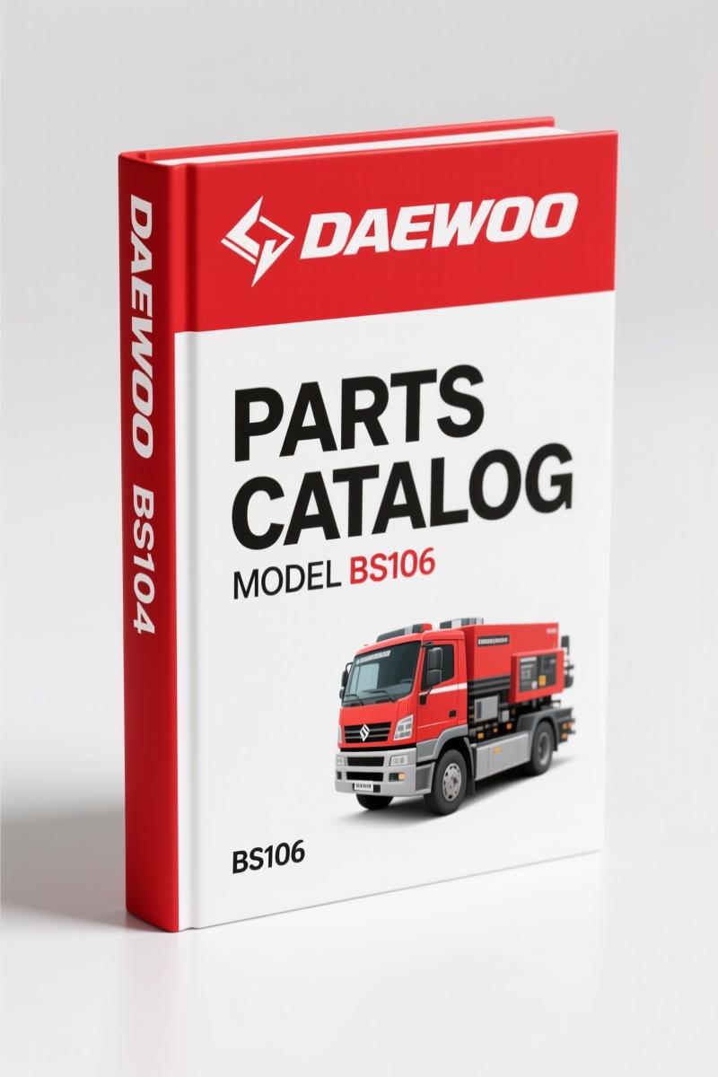 Daewoo BS106 Parts Catalog – 314-Page OEM Factory Parts Data