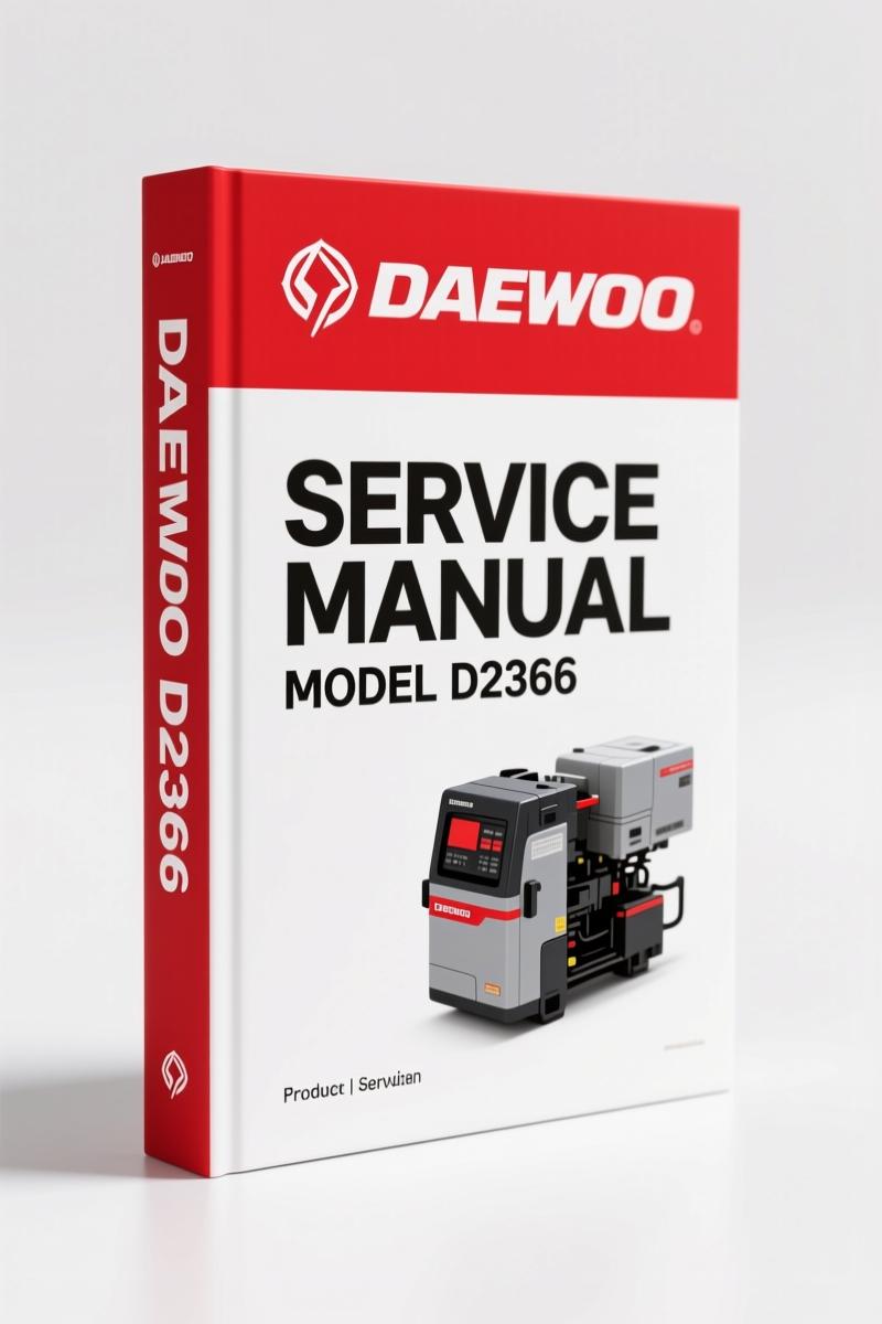 Daewoo D2366, D1146 Service Manual – Factory-Certified 196 Page Diesel Engine Guide