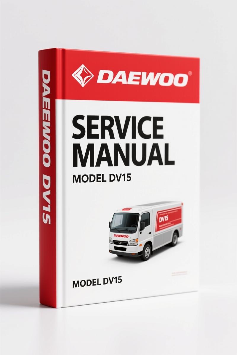 Daewoo DV15, DV15T, DV15TIS, DV15TI 2001 Service Manual