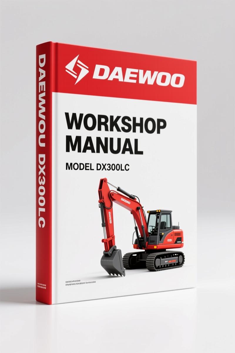 Daewoo DX300LC Workshop Manual – 818 Pages Factory Specs