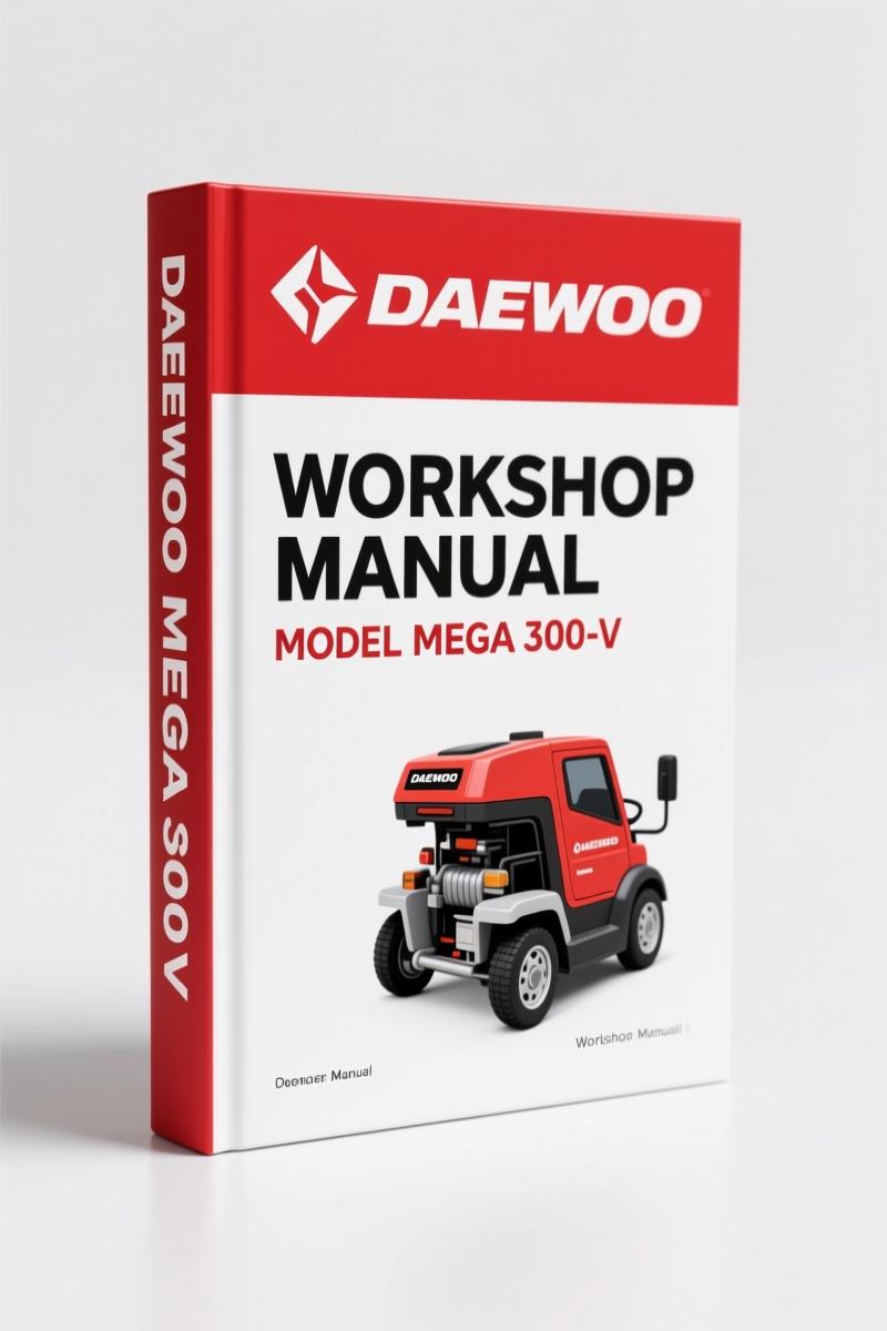 Daewoo Mega 300-V 2002 Workshop Manual – Factory Specs & Torque