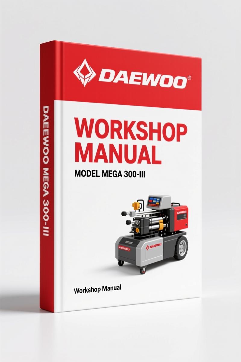 Daewoo MEGA 300-III MEGA 400-III 1997 Workshop Manual – 277 Pages