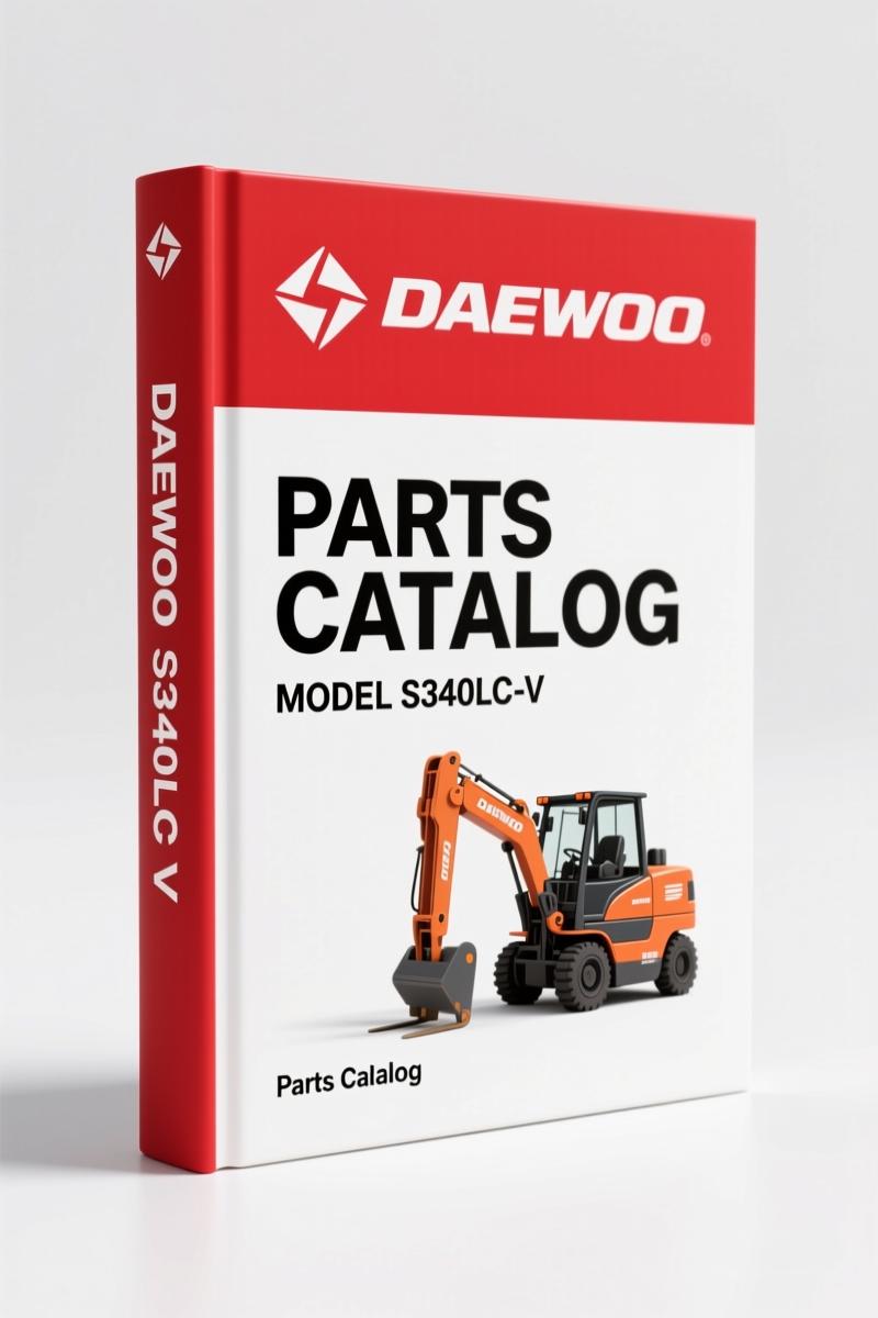 Daewoo S340LC-V Parts Catalog - 524 Pages OEM Factory Data