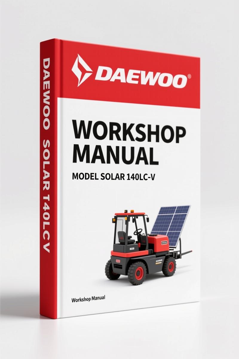 Daewoo Solar 140LC-V 2004 Workshop Manual – Factory Torque Specs & Service