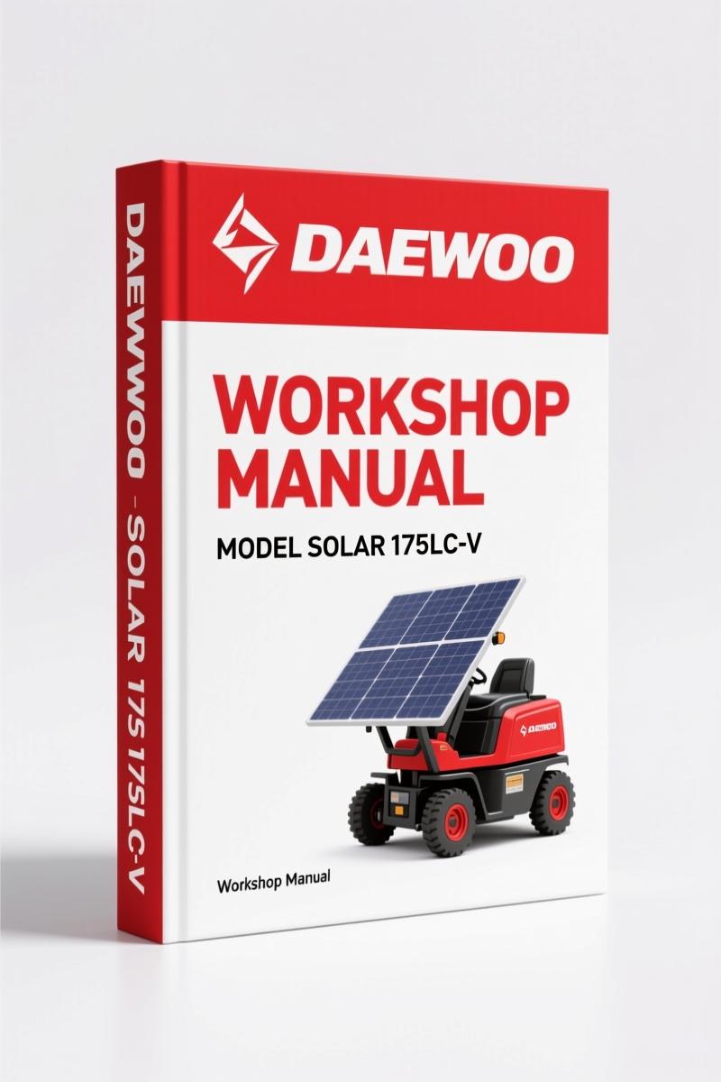 Daewoo Solar 175LC-V 2003 Workshop Manual – 686 Pages OEM Spec