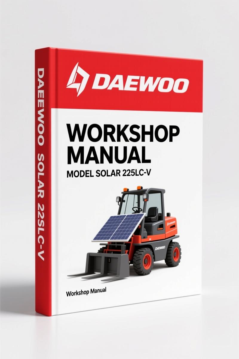 Daewoo Solar 225LC-V 2002 Workshop Manual – OEM Specs