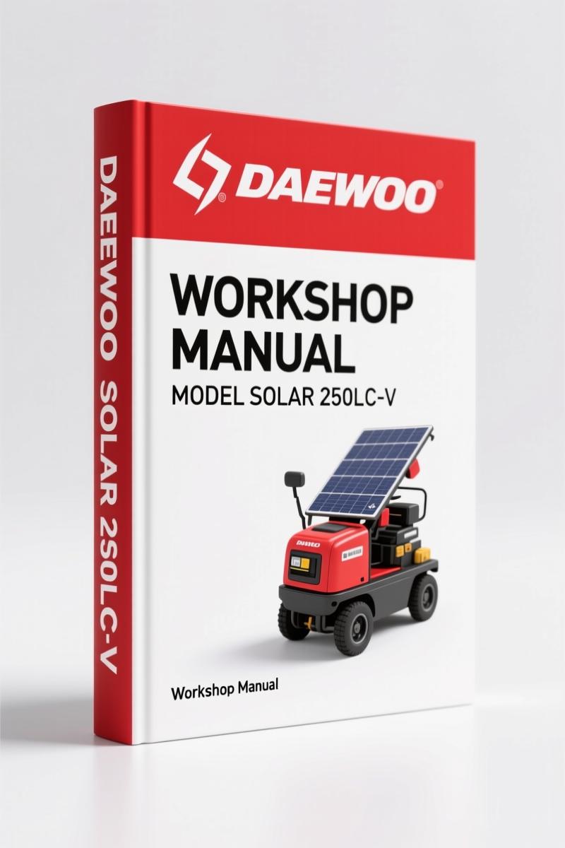 Daewoo Solar 250LC-V 2000 Workshop Manual – 567 Pages, OEM Specs