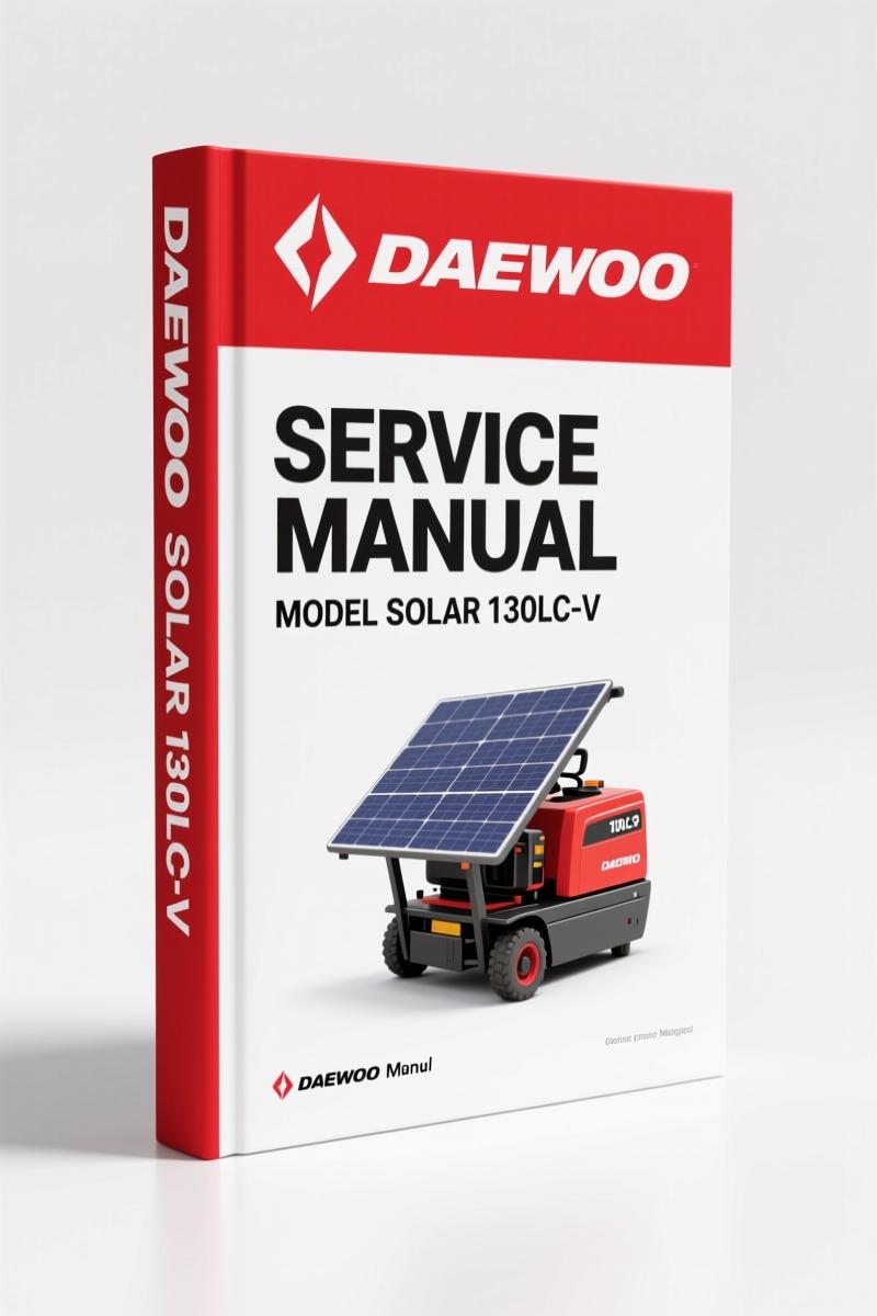 Daewoo Solar 130LC-V–250LC-V 2001 Service Manual – OEM Factory Specs