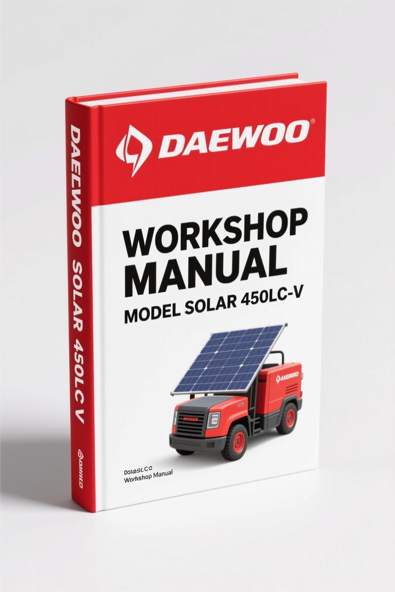 Daewoo Solar 450LC-V 2000 Workshop Manual – OEM Factory Doc