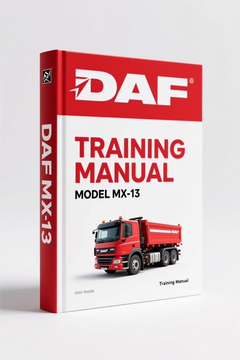 DAF MX-13 Training Manual – OEM Engine Service Guide (126 Pages)