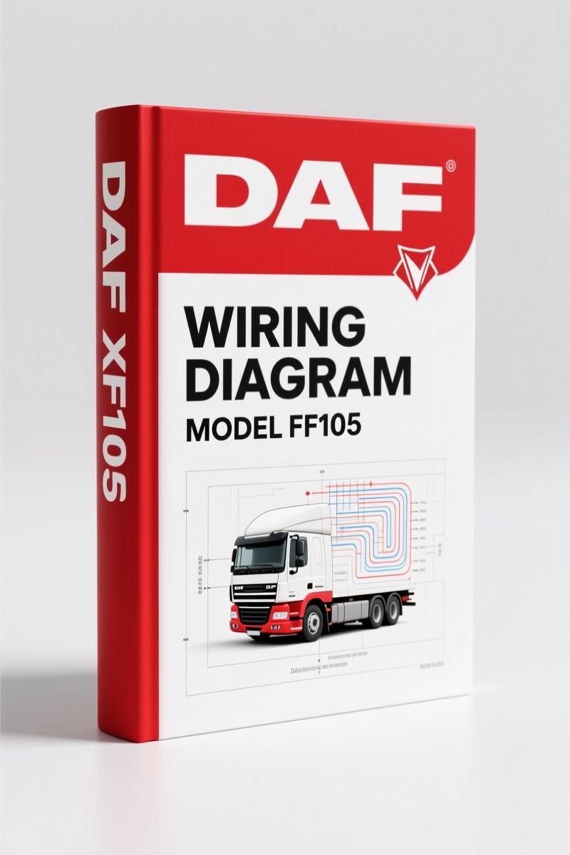 DAF XF105 Wiring Diagram – 194-Page OEM Electrical Manual