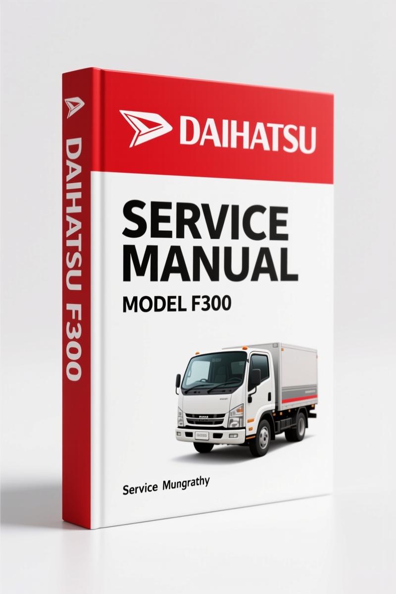 Daihatsu F300 Service Manual – Factory Specs for HD-Engine Maintenance