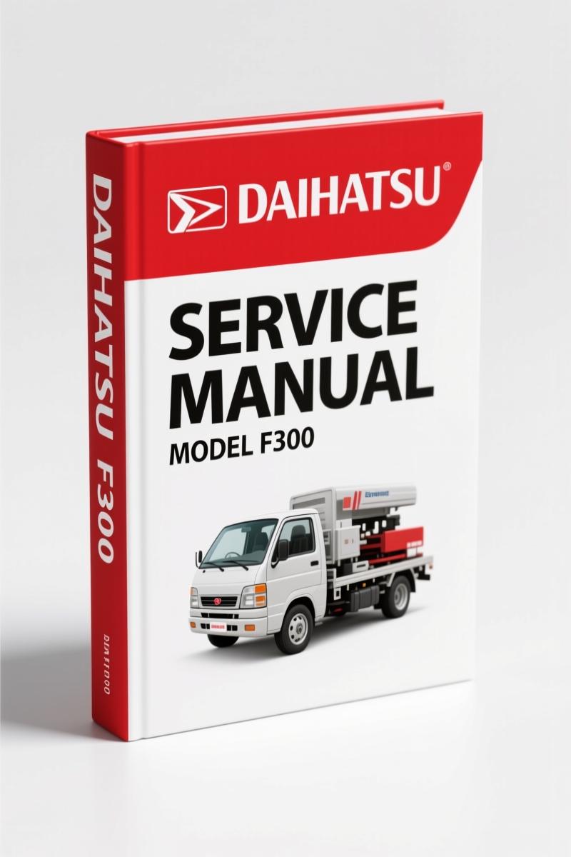 Daihatsu F300 Service Manual – Emission Control System Specs