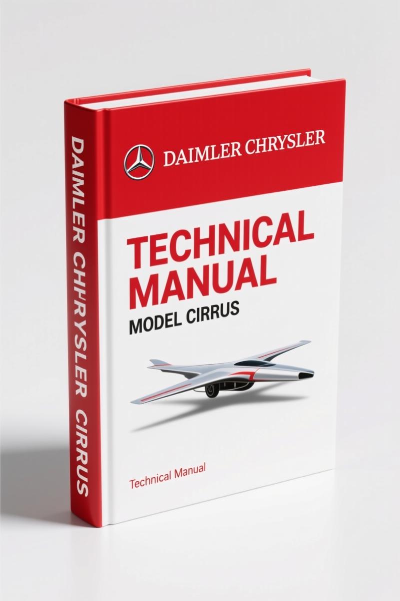 Daimlerchrysler Cirrus, Sebring, Avenger Technical Manual – 994-Page Factory Parts Guide