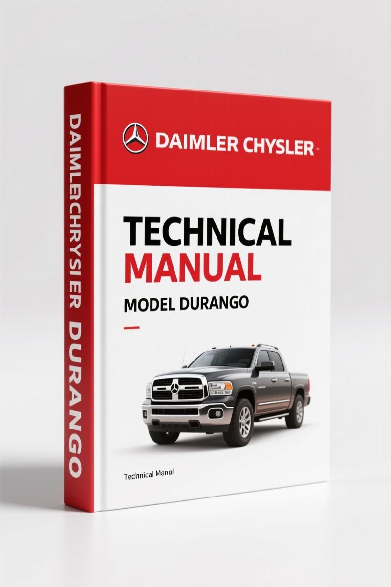 Daimlerchrysler Durango, Durango SLT Technical Manual – 337-Page OEM Parts Catalog