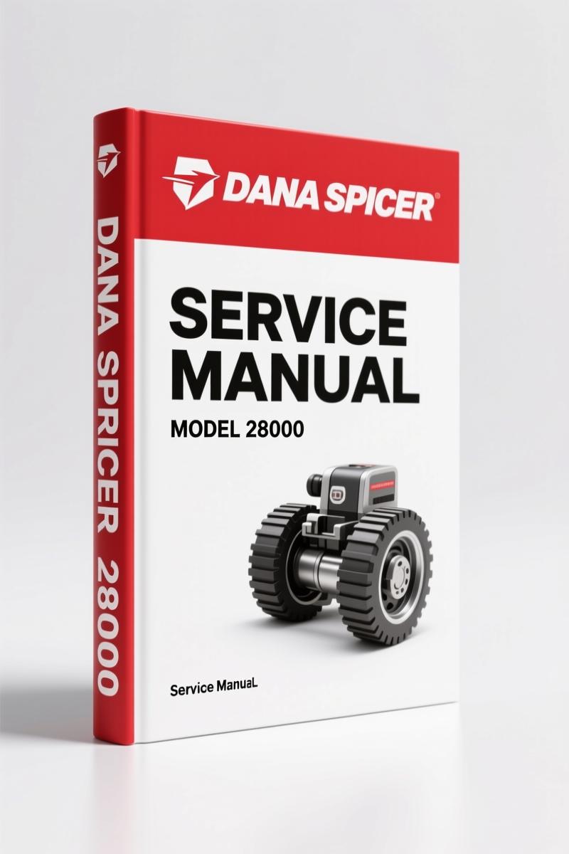 Dana Spicer 28000 1995 Service Manual - 92 Pages OEM