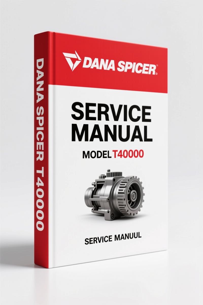 Dana Spicer T40000 Service Manual – Factory Specs for Powershift Transmissions