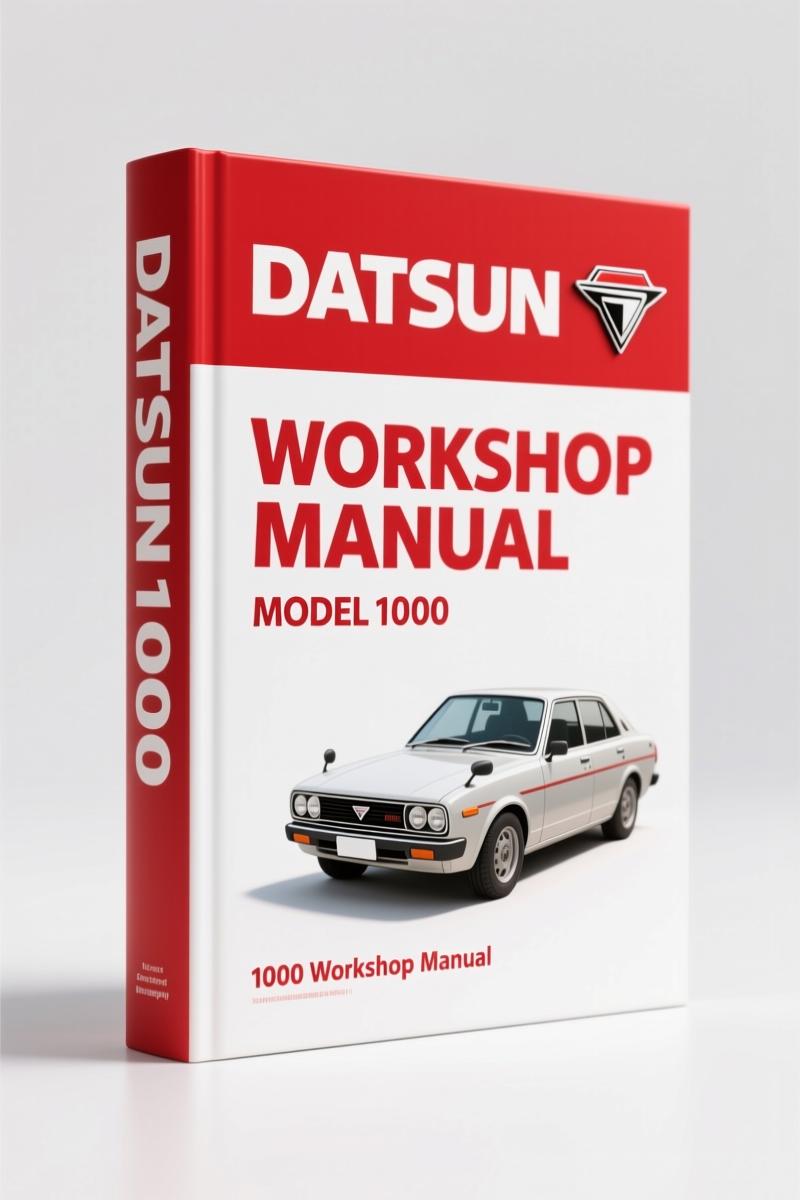 Datsun 1000, 1200 Workshop Manual: Factory Specs for A10 & A12 Engines