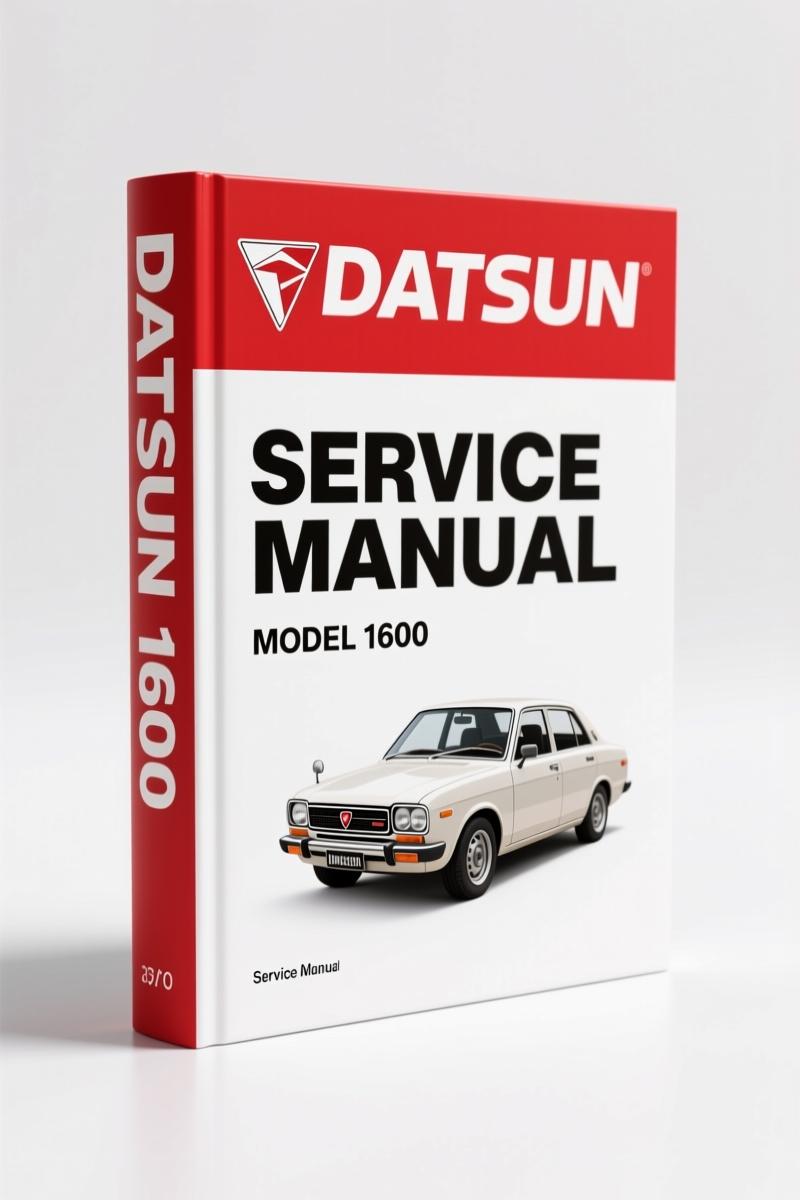 Datsun 1600, 2000 Service Manual – 388 Pages of OEM Specs