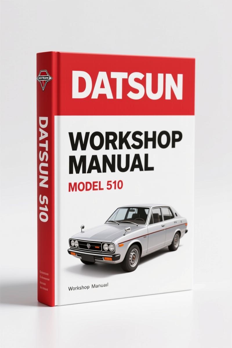 Datsun 510 Workshop Manual – 1969-1973 Factory Specs & Repair Guide