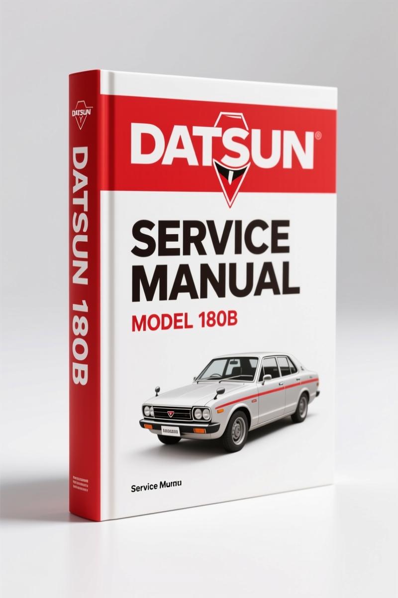 Datsun 180B, 610 Service Manual – Factory Specs for 497 Pages