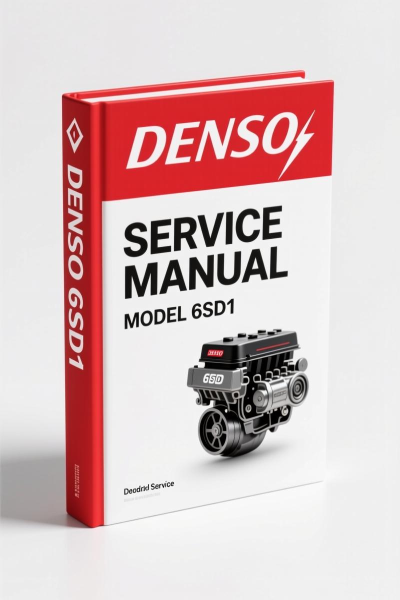 Denso 6HK1, 6SD1 2003 Service Manual – Factory Common Rail Specs