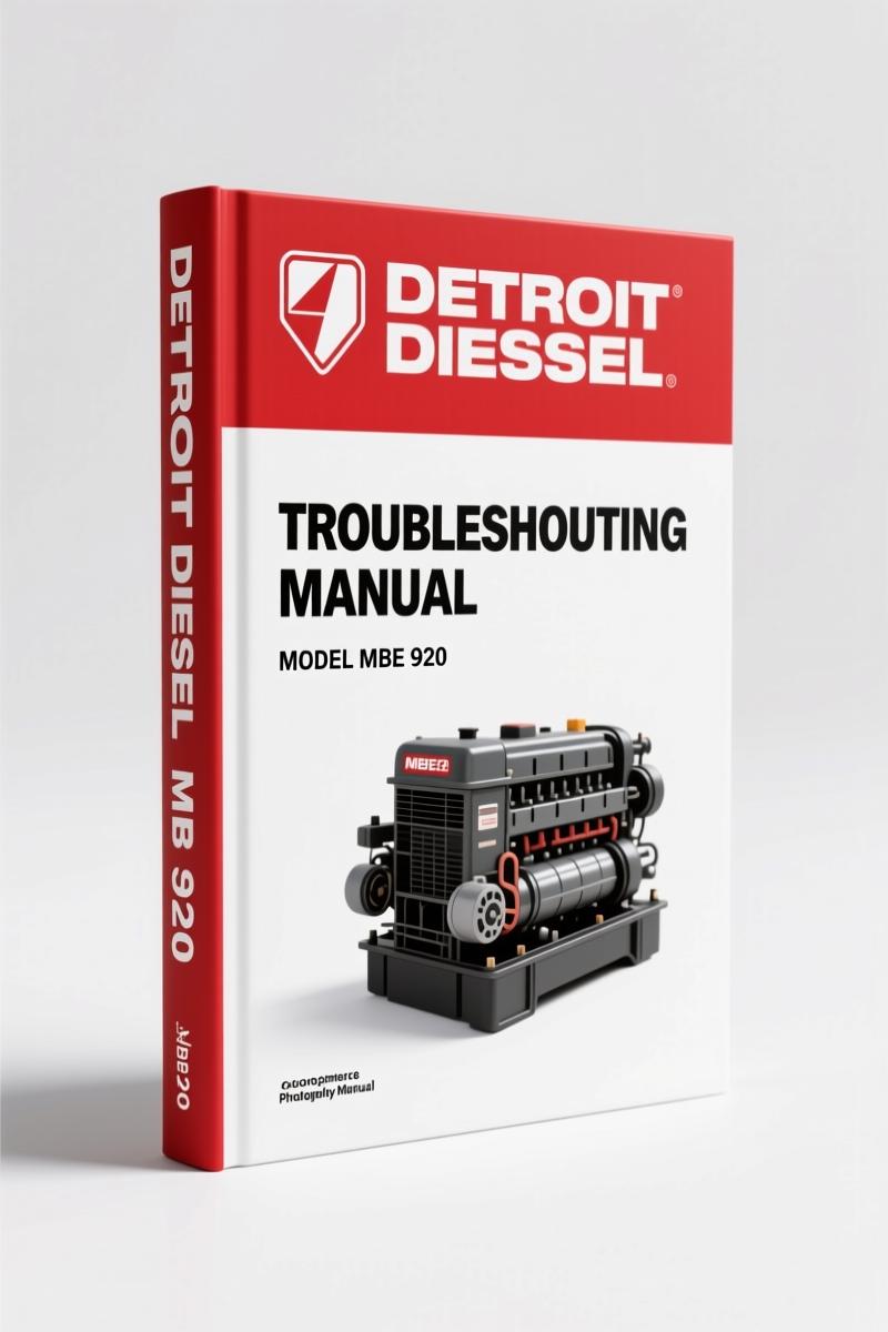 Detroit Diesel MBE 4000/900/920 Troubleshooting Manual