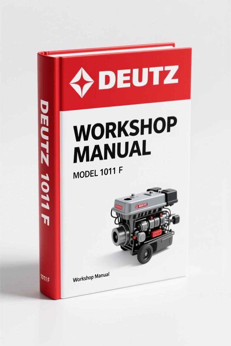 Deutz 1011 F 2001 Workshop Manual – OEM Factory Service Data