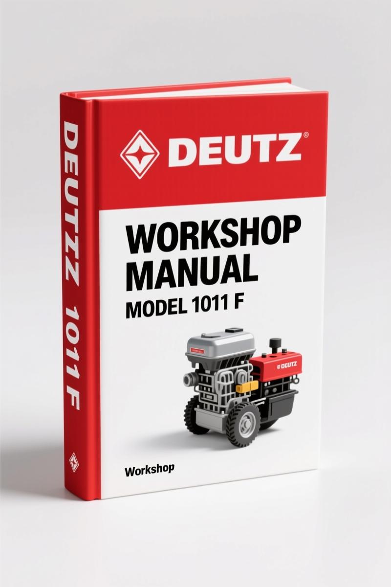 Deutz 1011 F 2007 Workshop Manual – OEM Factory Service Data
