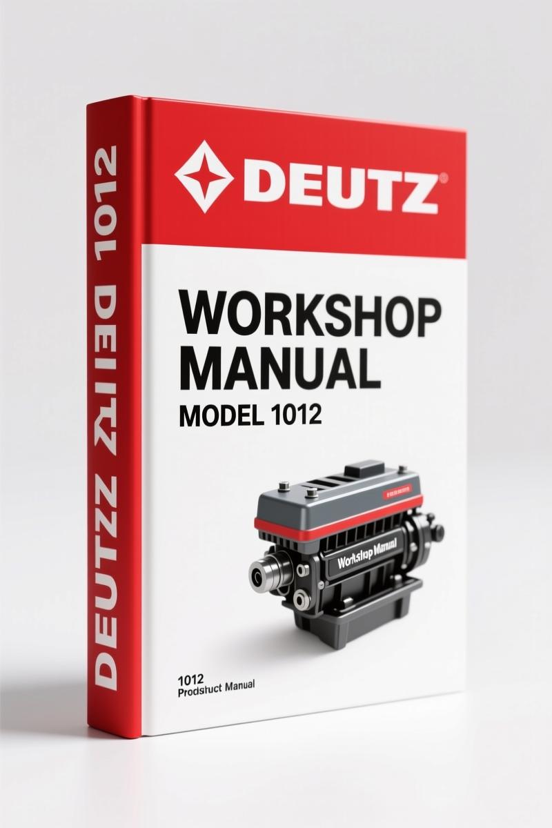 Deutz 1012, 1013 2001 Workshop Manual – Factory Service Data