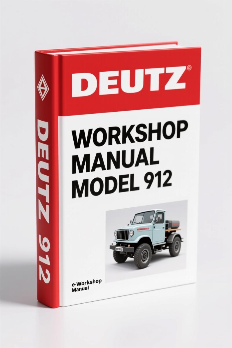 Deutz 912, 913 Workshop Manual – Factory Specs for Technicians