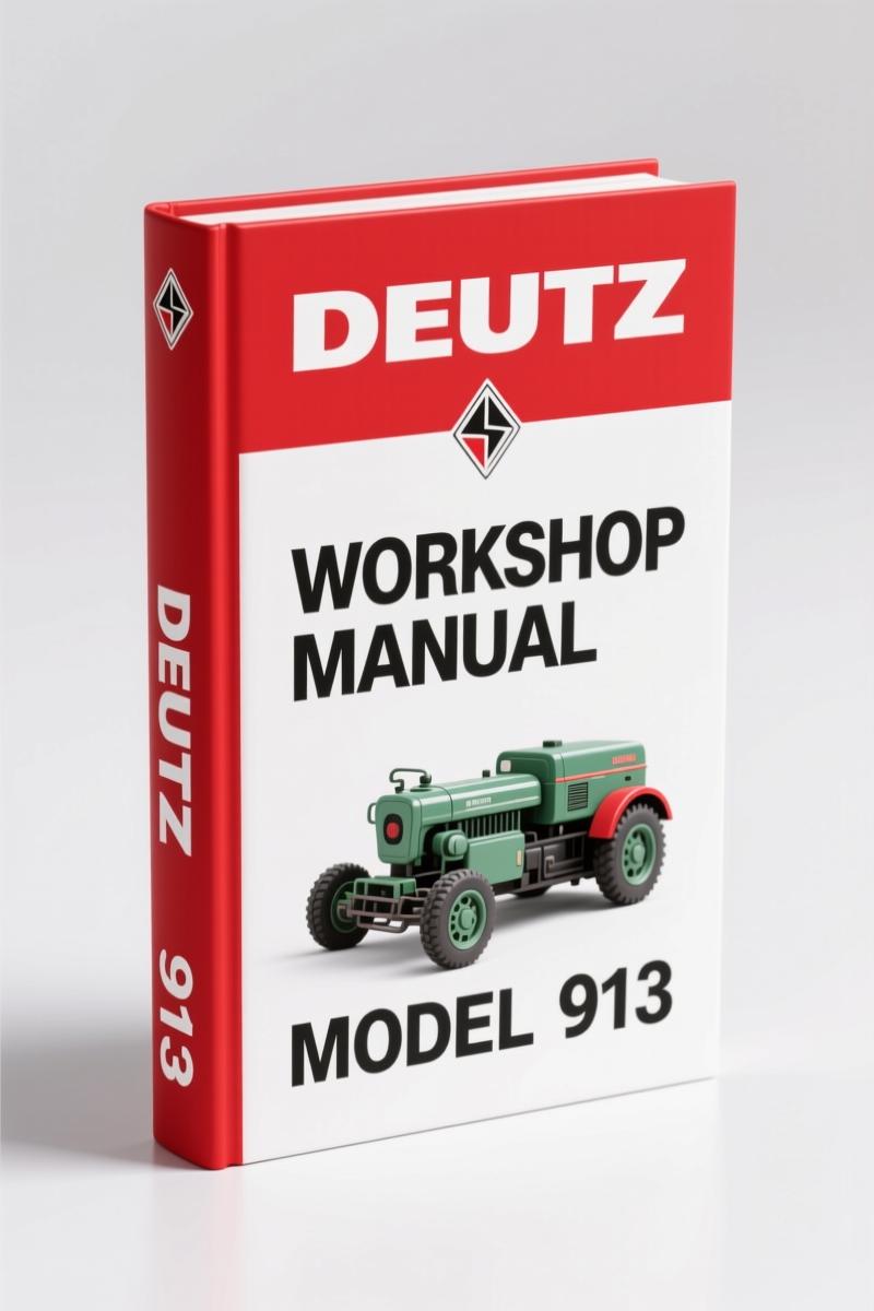 Deutz 912, 913 Workshop Manual – OEM Factory Service Data