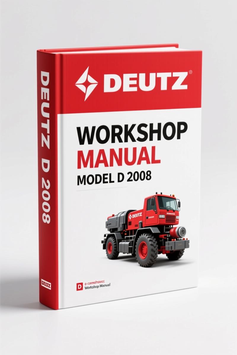 Deutz D 2008, D 2009 Workshop Manual – Factory Service Data