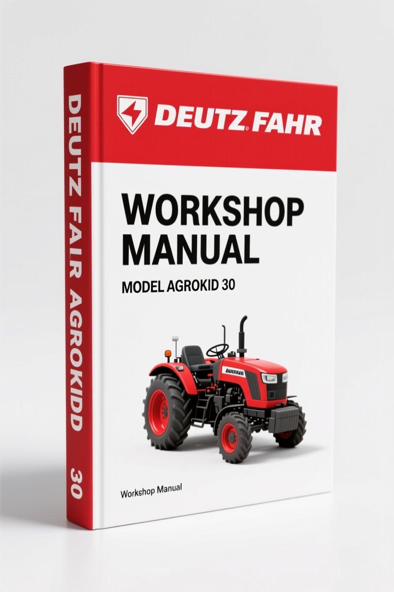 Deutz Fahr Agrokid 30, 40, 50 Workshop Manual – 430 Pages | AutoFix Global