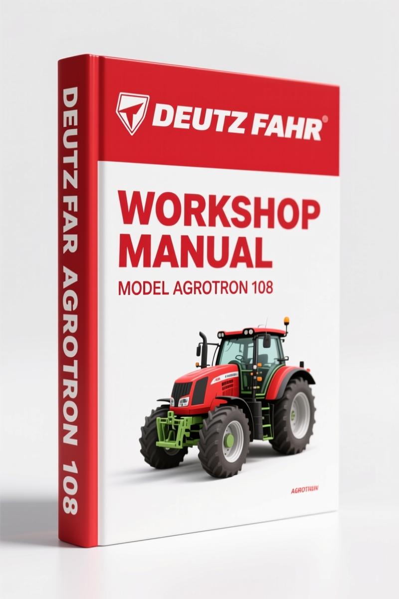 Deutz Fahr AGROTRON 108, 118, 128 Workshop Manual – 840 Pages