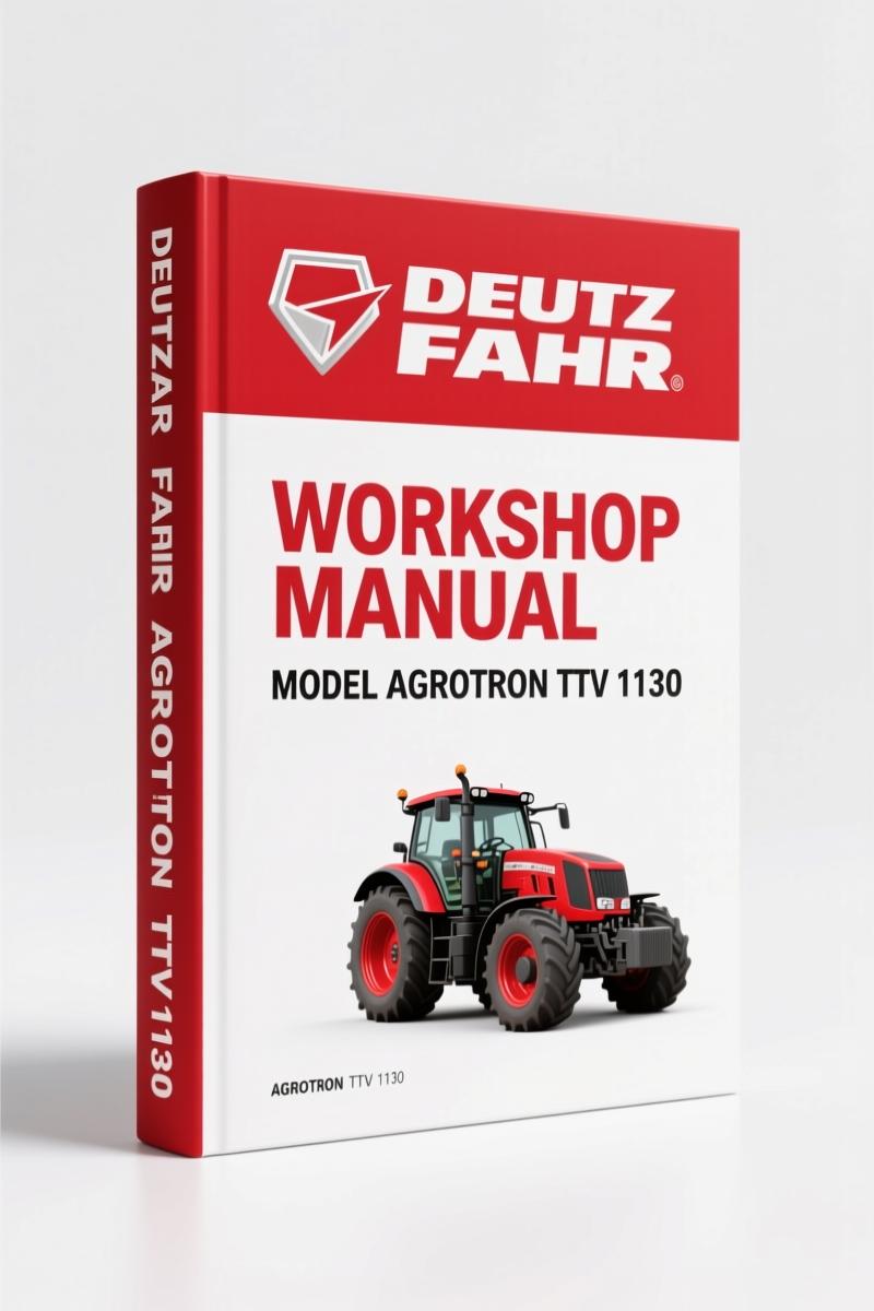 Deutz Fahr AGROTRON TTV 1130, 1145, 1160 Workshop Manual – 638 Pages