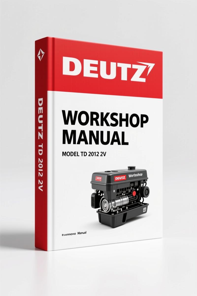 Deutz TCD 2012 2V, TD 2012 2V Workshop Manual – 178 Pages