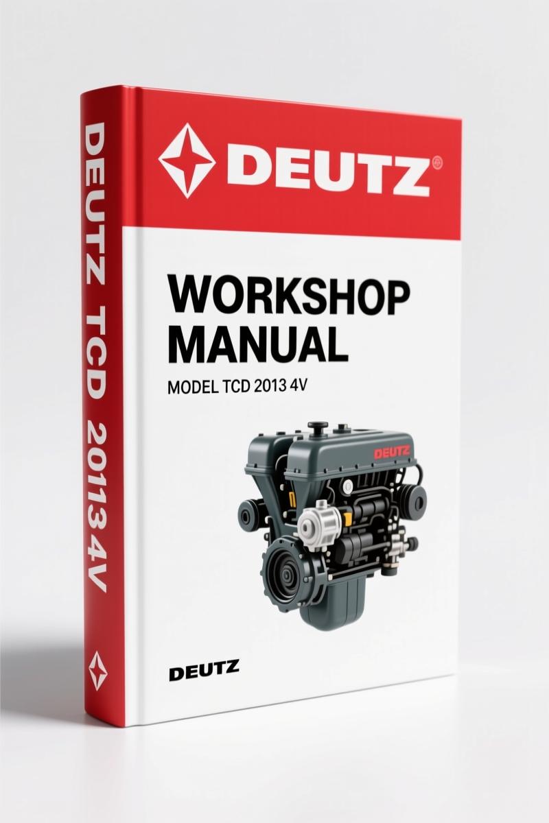 Deutz TCD 2013 4V Workshop Manual – 356-page OEM Service Documentation