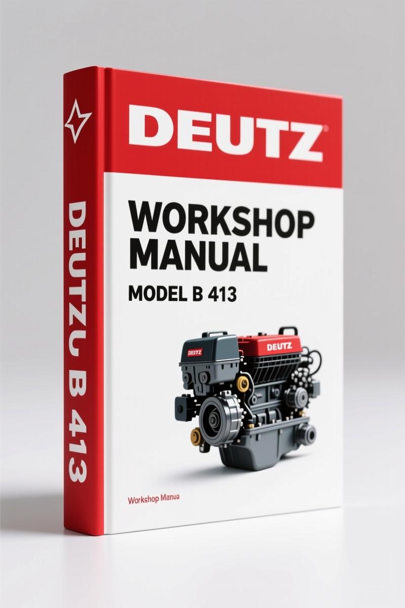 Deutz B 413, FL 413, F 413, W 413 1982 Workshop Manual