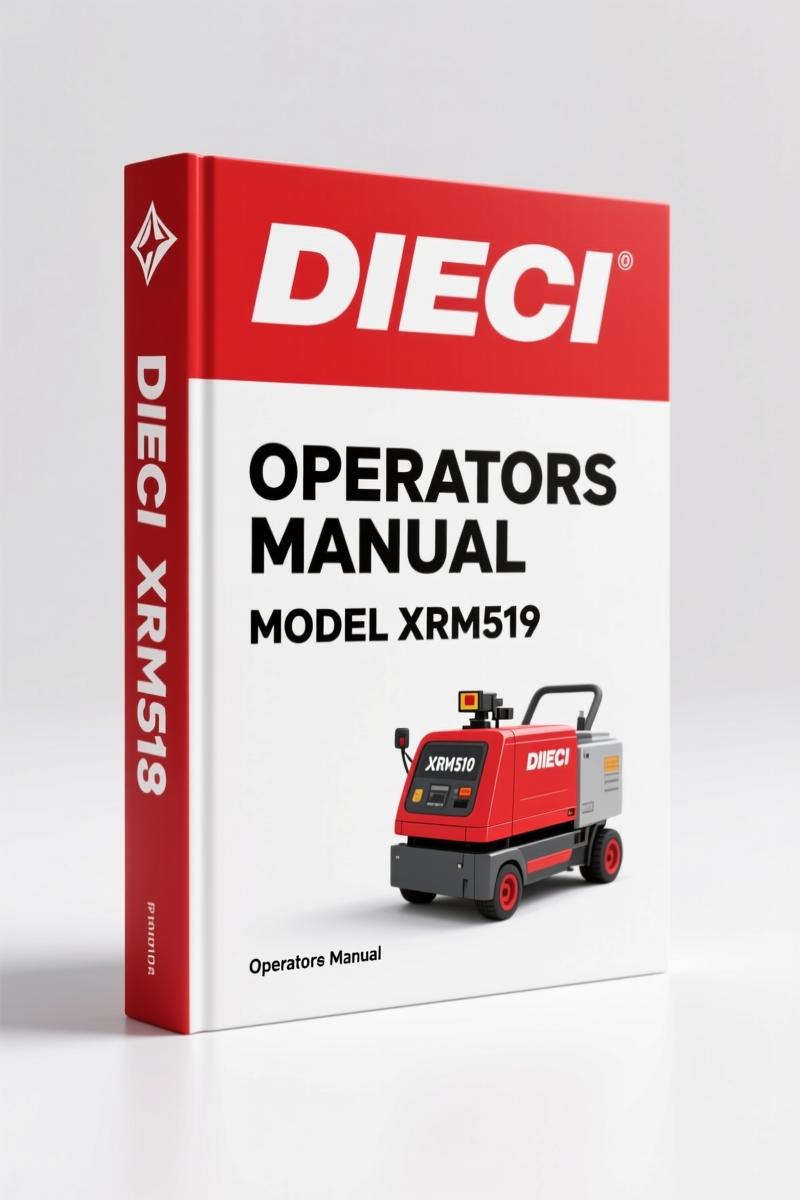 Dieci XRM519, XRM Operators Manual – 219 Pages OEM Specs