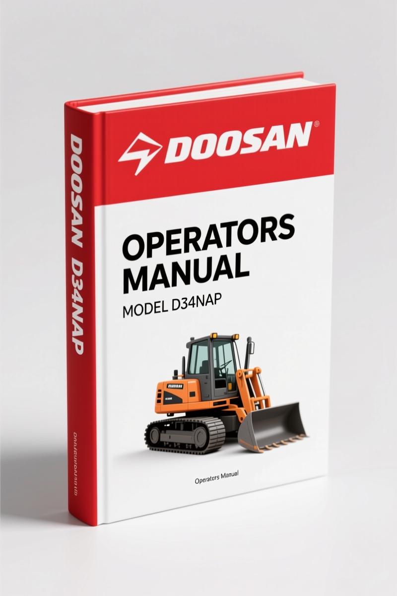 Doosan D34NAP Operators Manual – 356 Pages OEM Specs