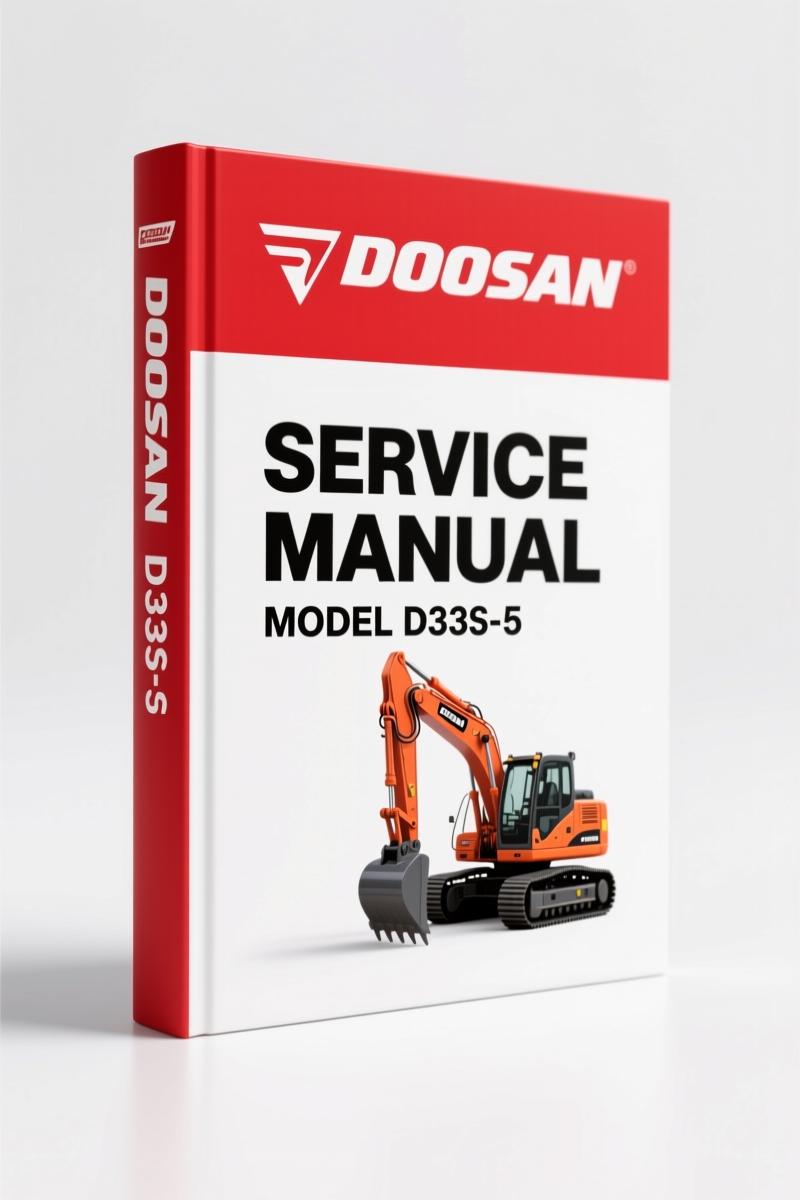 Doosan D20S-5 to D35C-5 2008 Service Manual – 65 Pages OEM Power Train