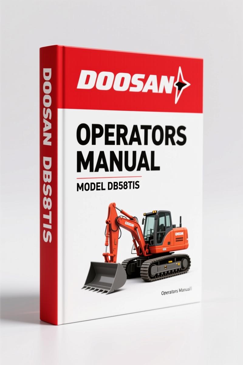 Doosan DB58 Series Operators Manual – 203 Pages OEM Specs