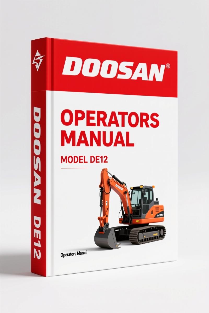 Doosan DE12, DE12T, DE12TIA, DE12TIS Operators Manual – 187 Pages