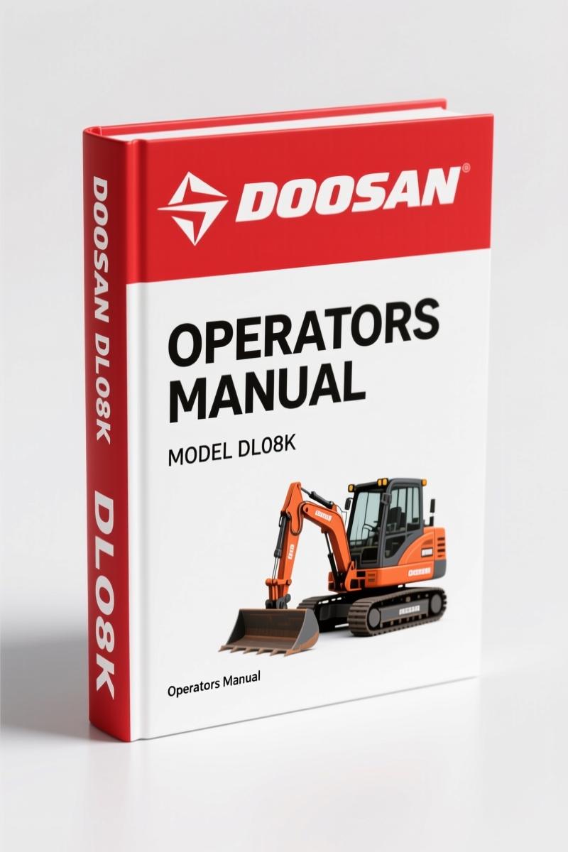 Doosan DL08K Operators Manual – 213 Pages OEM Factory Specs