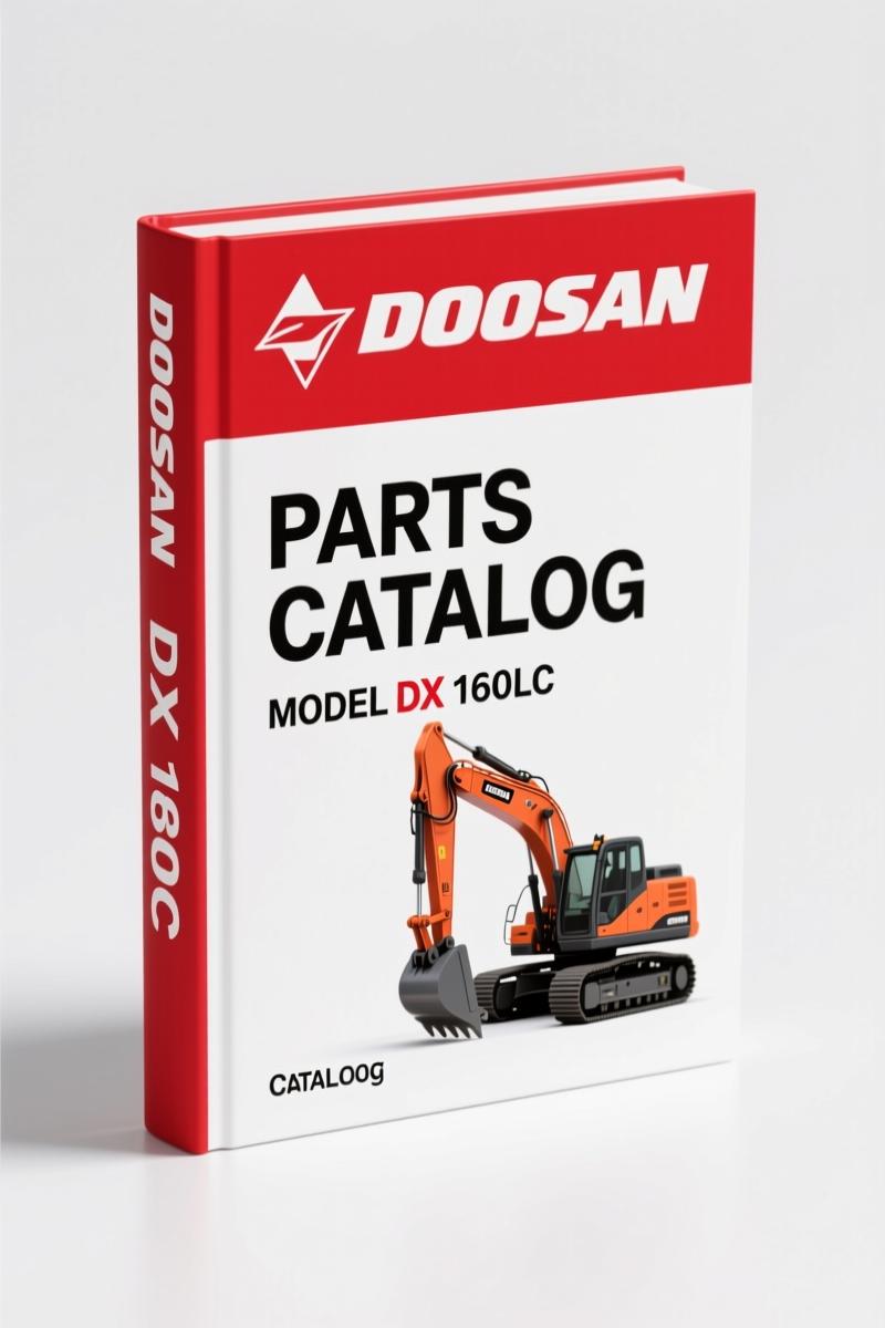Doosan DX 160LC Parts Catalog – 624-Page OEM Excavator Parts List